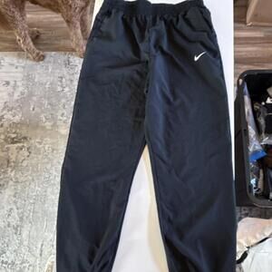 Nike Dri-FIT Moisture Wicking Track Pants Black XL kids Training Activewear